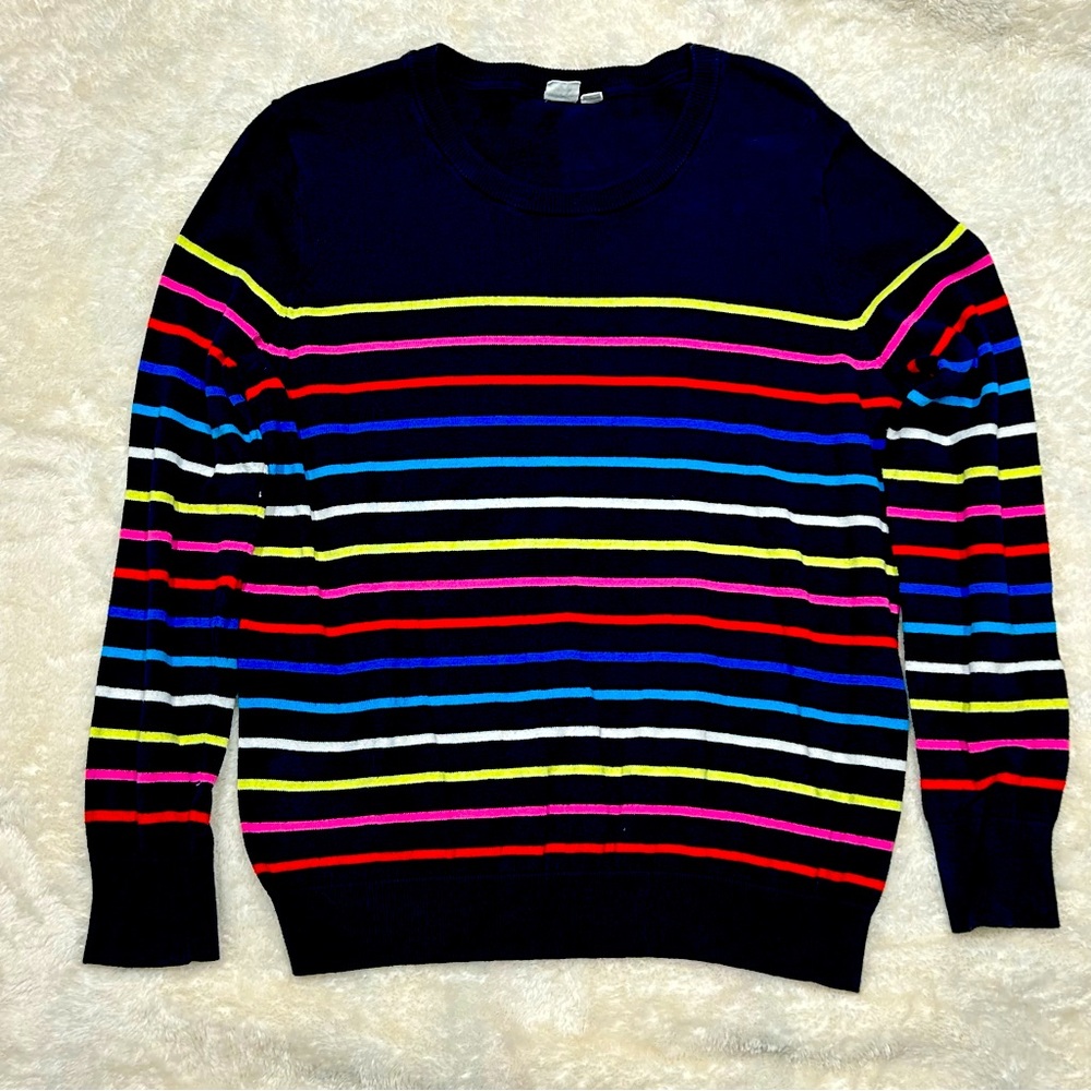 Gap Striped Crewneck Sweater Never worn